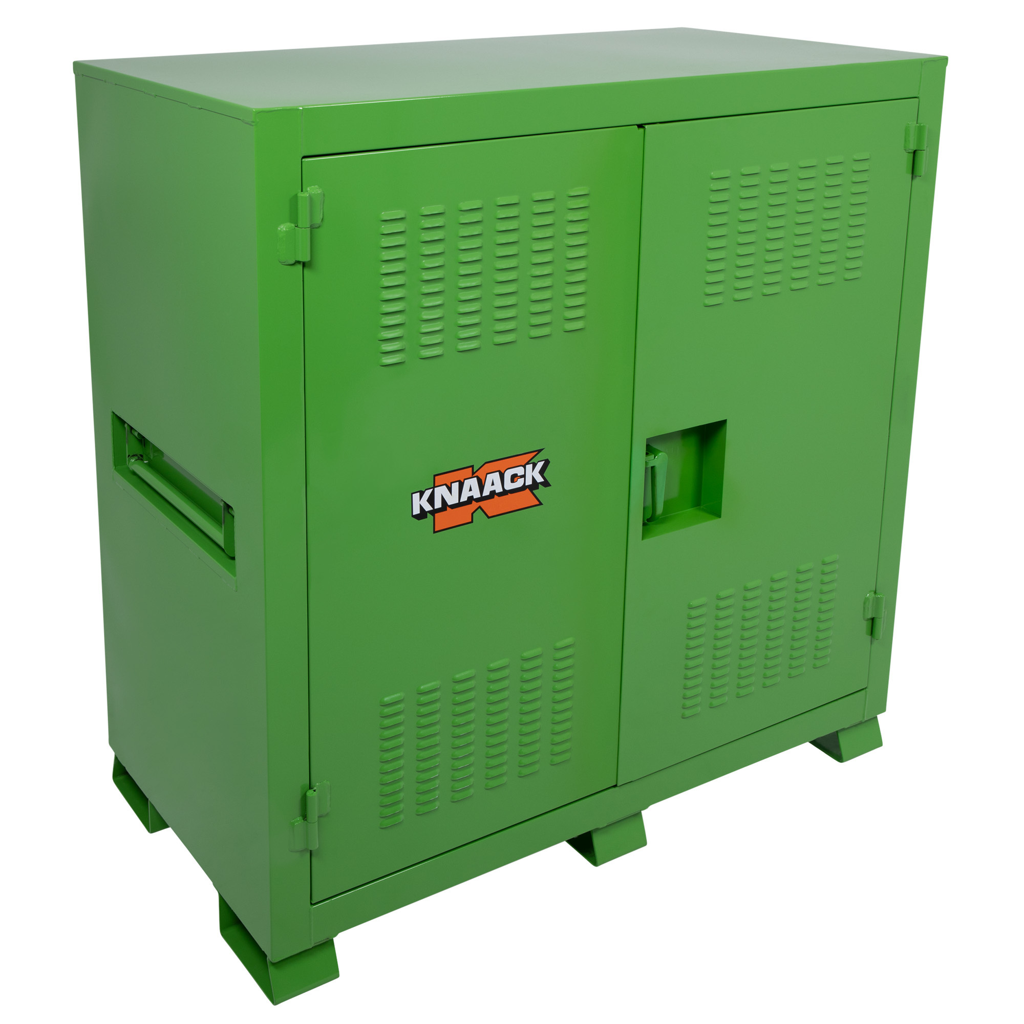 KNAACK Safety Kage Cabinet, 59.4 Cu. Ft., 60in.W x 30in.D x 60in.H, Green, Model# 139-SK-03-KL